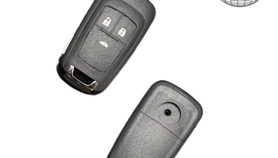 Opel Astra/Insignia 3 mygtukų nuotolinio rakto ruošinys su raktų ašmenimis ir bagažinės mygtukas