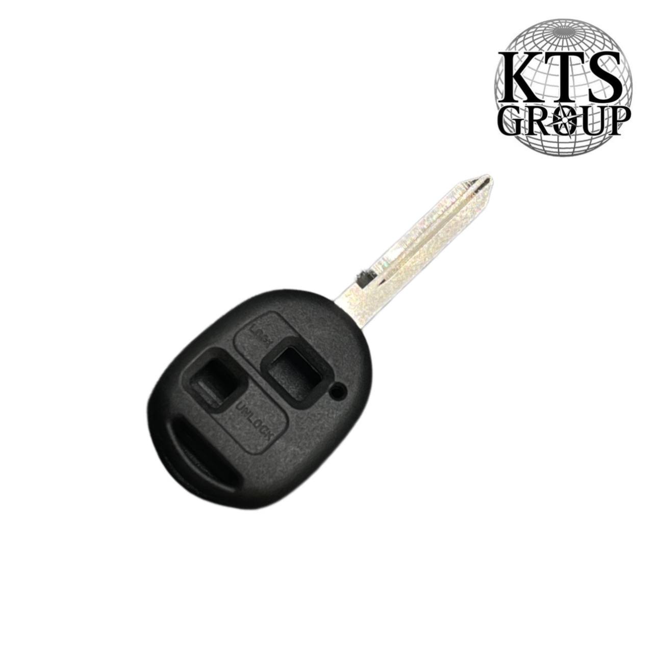 Toyota TOY47 2 mygtukų rakto korpusas | Avensis, RAV4, Prado, Camry, Corolla, Yaris, Auris
