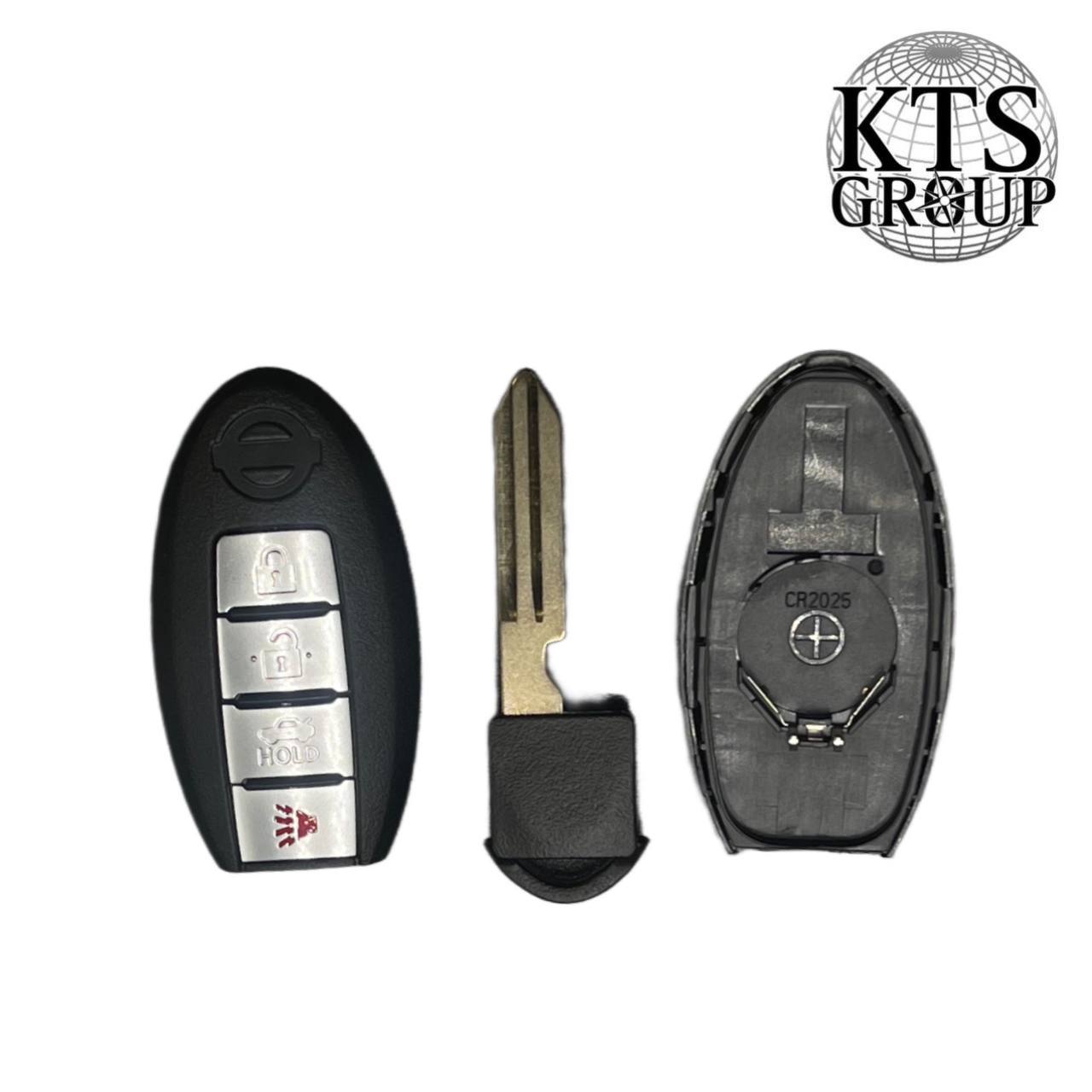 Nissan Altima/Maxima/Murano/Sentra/370Z/Pathfinder/Rogue Nissan 3+1 mygtukų nuotolinio valdymo raktelio tuščias su išmaniuoju raktu - Image 2