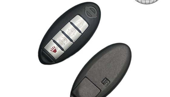 Nissan Altima/Maxima/Murano/Sentra/370Z/Pathfinder/Rogue Nissan 3+1 mygtukų nuotolinio valdymo raktelio tuščias su išmaniuoju raktu
