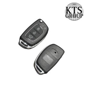 Hyundai Santa Fe/IX45 3 mygtukų apverčiamas nuotolinio valdymo rakto tuščias su Toy40