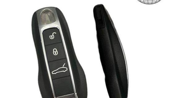 Porsche raktų pakabukas 3 mygtukai be panikos mygtuku