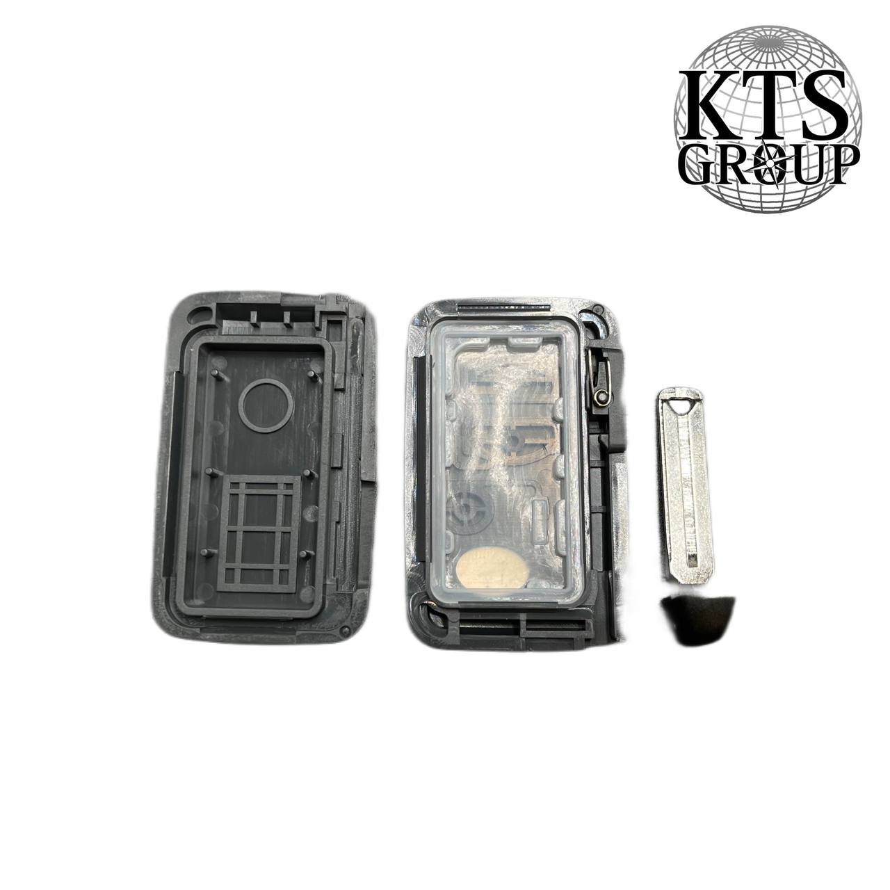 Toyota 2010 Smart Remote Key Shell SUV 3 mygtukai sidabro spalvos - Image 3