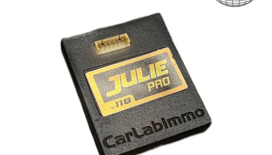 Julie Pro Platinum universalus automobilio emuliatorius, skirtas imobilizatoriaus ECU oro pagalvės prietaisų skydeliui