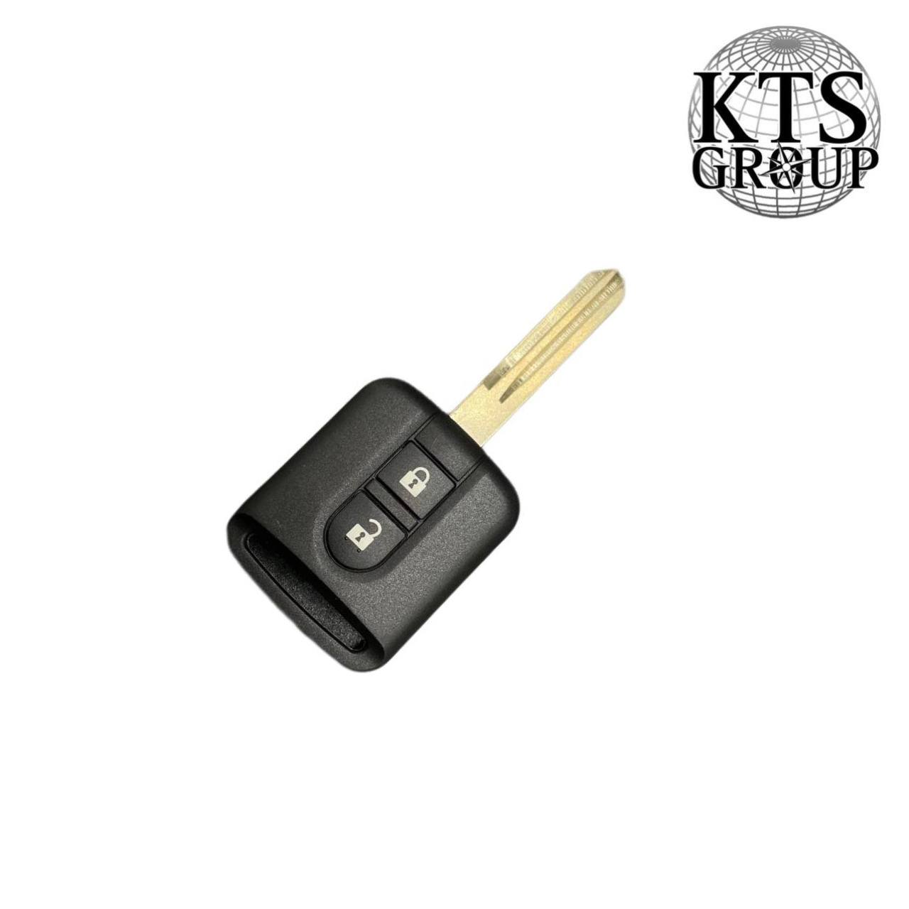 Nissan Qashqai Micra Navara 2010-2014 nuotolinio valdymo raktas 2 mygtukai 433MHz ID46 FCC ID: 5WK4 876 / 818