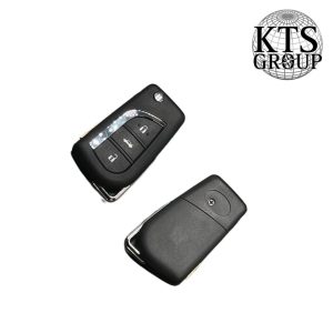 Toyota Corolla EX/Vios 3 mygtukas pakeistas rakto korpusas (TOY-40 gelazte) su lipduku vieta