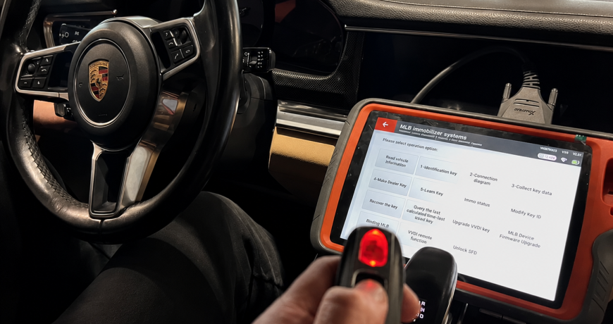 Pamesti automobilio raktai Vilniuje Porsche rakto programavimas