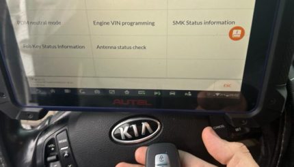Kia raktų programavimas Vilniuje naudojant profesionalią diagnostikos įrangą