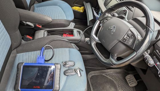 Citroen raktų gamyba Vilniuje ir naujo rakto programavimas