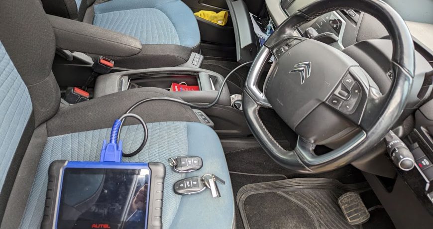 Citroen raktų gamyba Vilniuje ir naujo rakto programavimas