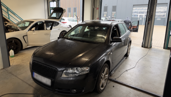 Audi A4 B7 elektros sistemos diagnostika KTS Group servise