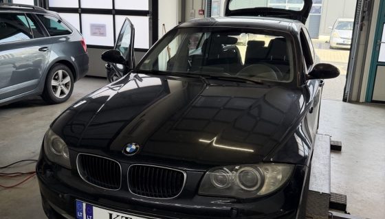 BMW 120 E87 elektronikos diagnostika Vilniuje