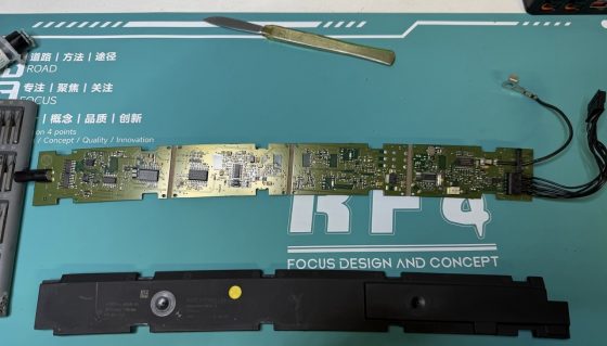 BMW E60 Diversity antenos modulis ir nuotolinio pultelio diagnostika