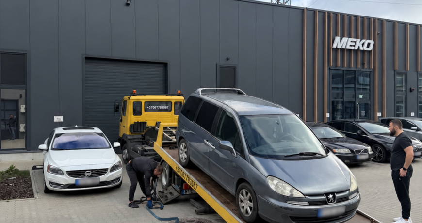 Peugeot 807 raktų gamyba praradus visus automobilio raktus Vilniuje