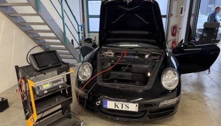 Porsche 911 997 elektronikos diagnostika Vilniuje